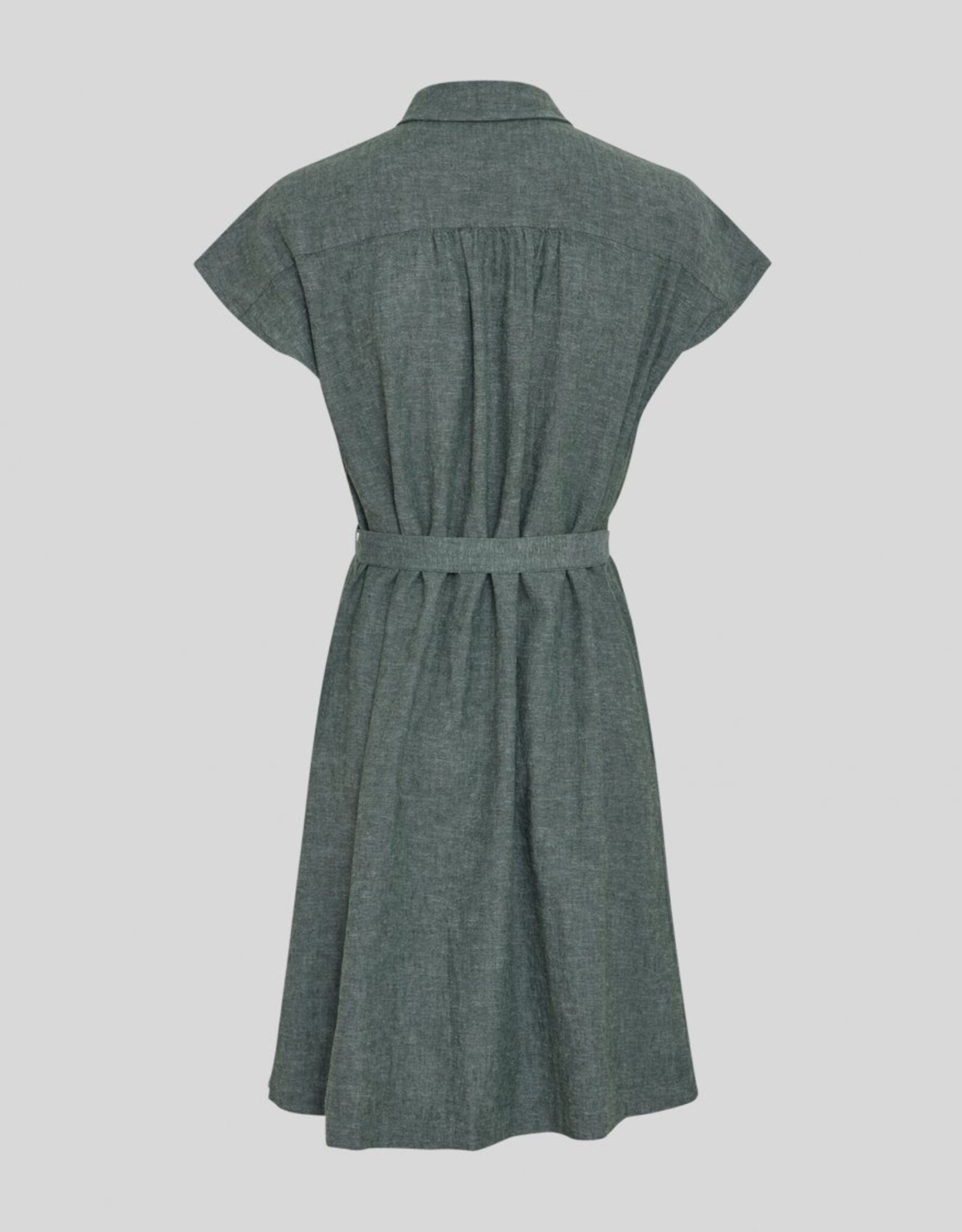 Moss Copenhagen Viana Ginia SS Shirt Dress Laurel W Melange