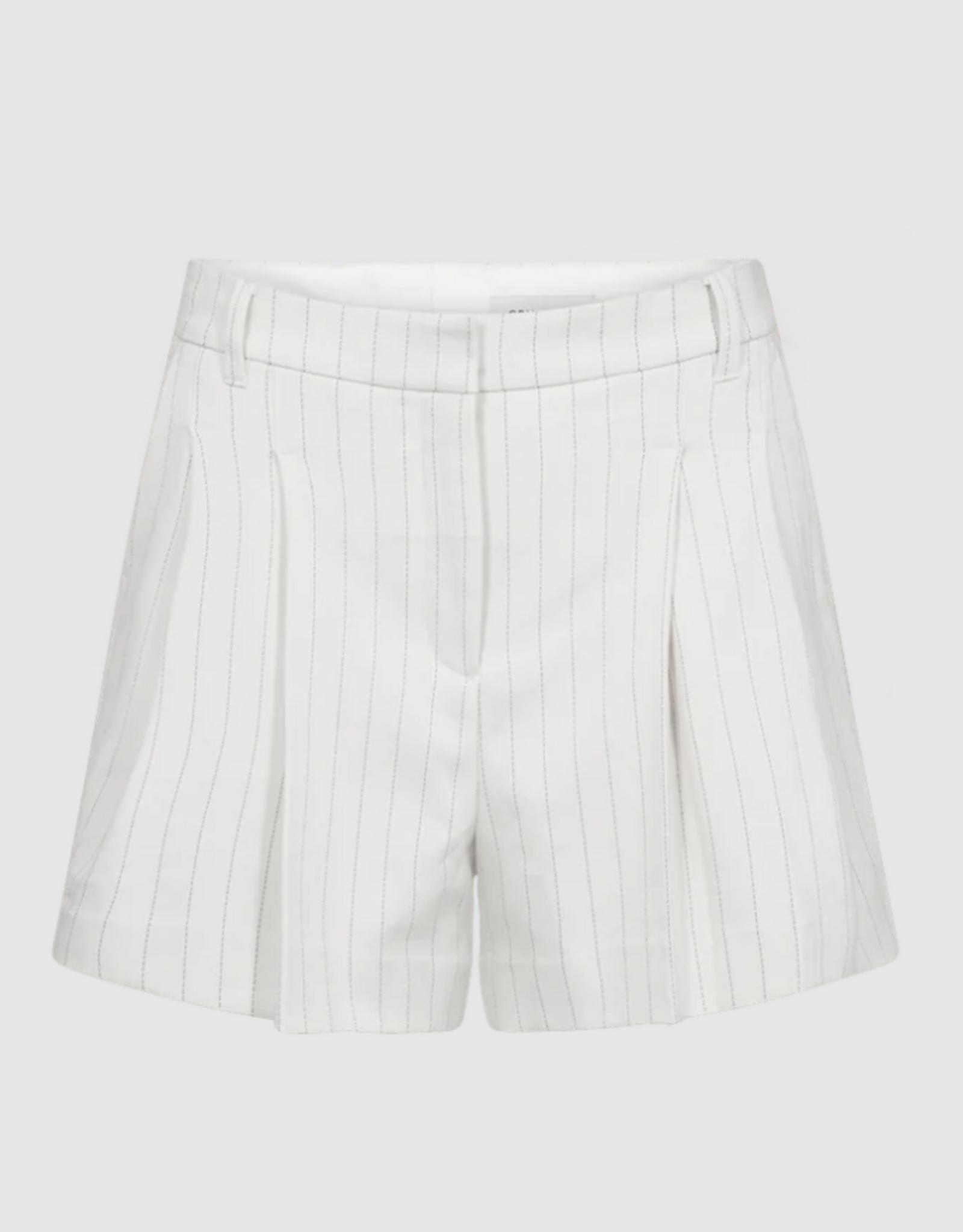 Cph Muse 207906 Tailor HW Shorts  Pinstripe Jet Stream Black