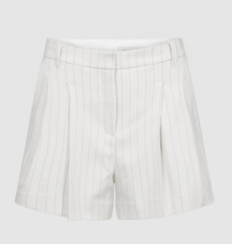 Cph Muse 207906 Tailor HW Shorts  Pinstripe Jet Stream Black