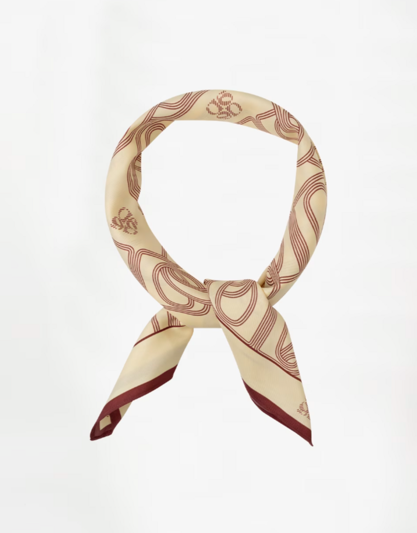 Dante 6 Monogram Scarf Butter Yellow