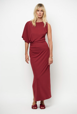 Dante 6 Aliki Asymmetrical Maxi Dress Berry Red