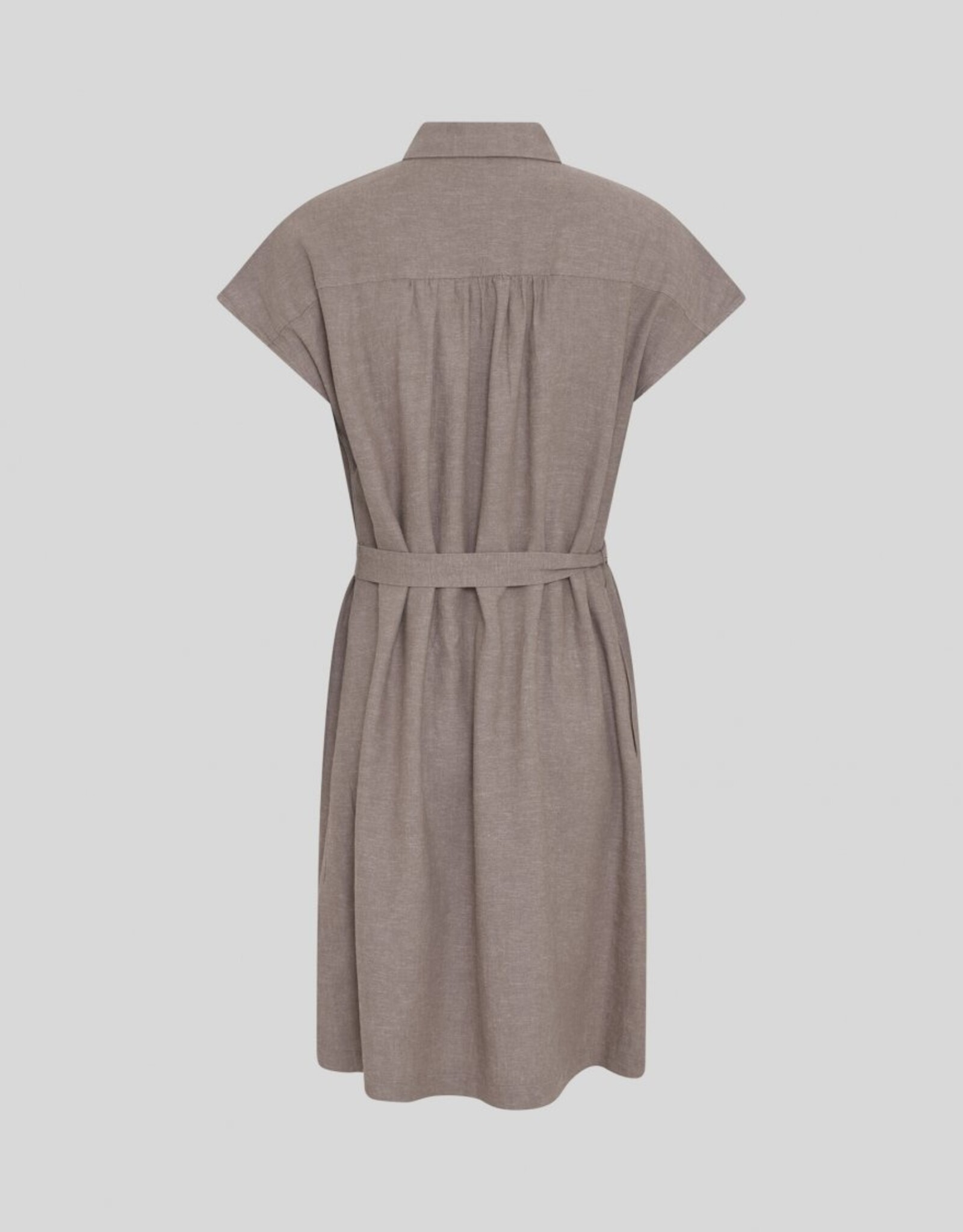 Moss Copenhagen Viana Ginia SS Shirt Dress Mount Trail Melange