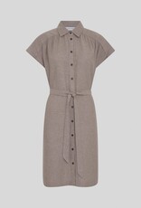 Moss Copenhagen Viana Ginia SS Shirt Dress Mount Trail Melange