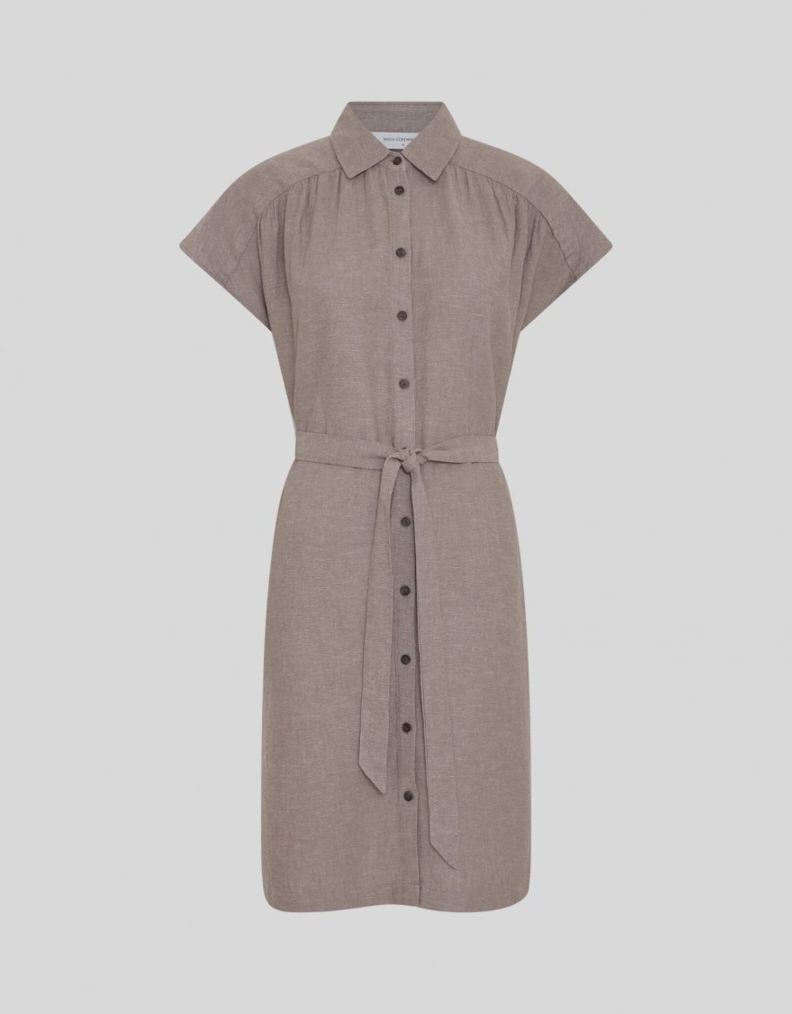Moss Copenhagen Viana Ginia SS Shirt Dress Mount Trail Melange
