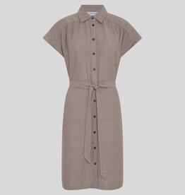 Moss Copenhagen Viana Ginia SS Shirt Dress Mount Trail Melange