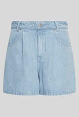 Moss Copenhagen Saphina HW Shorts Light Blue Wash
