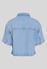 Moss Copenhagen Saphina 2/4 Shirt Light Blue Wash
