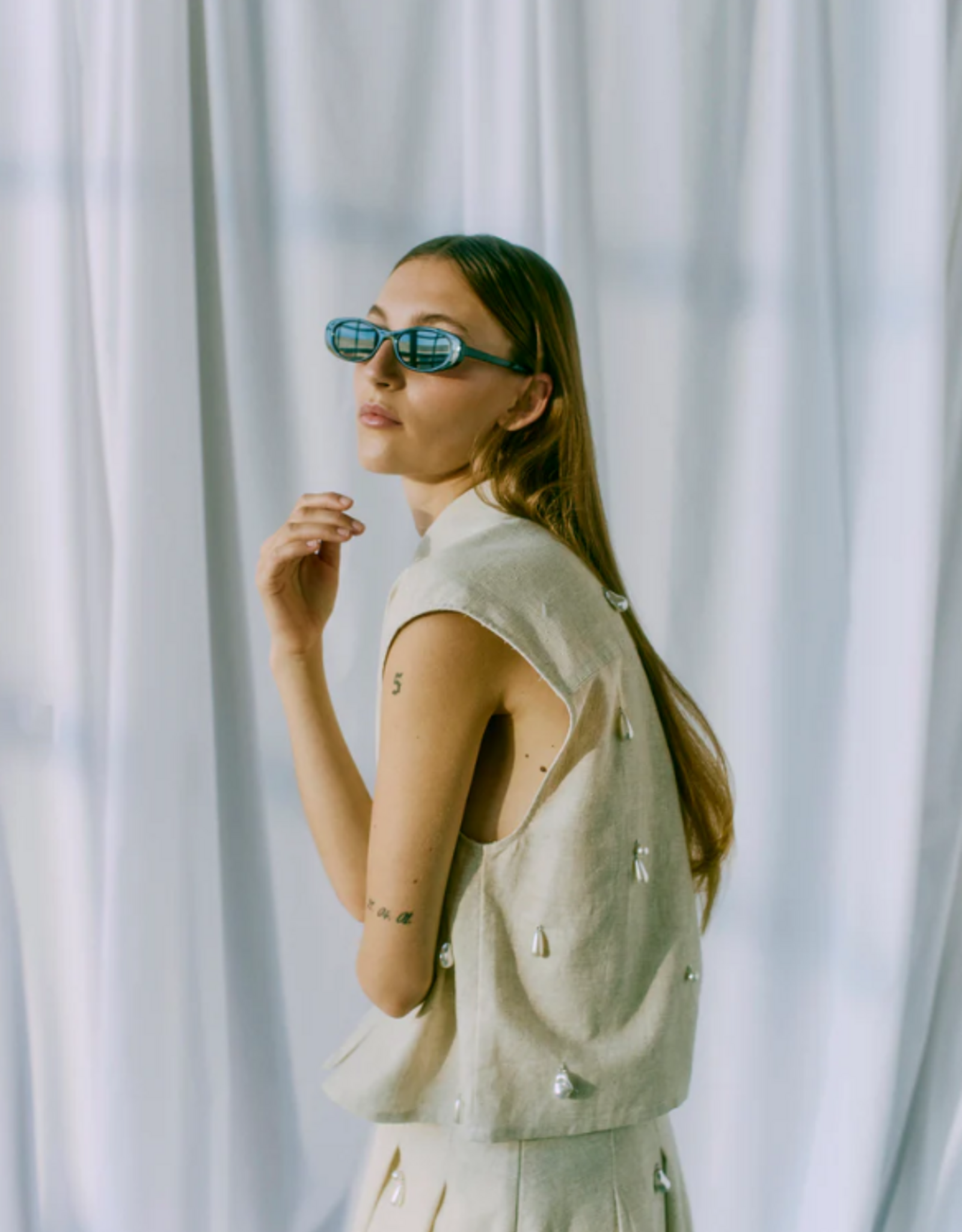 Cph Muse 207898 Melan Shirt Oyster Gray