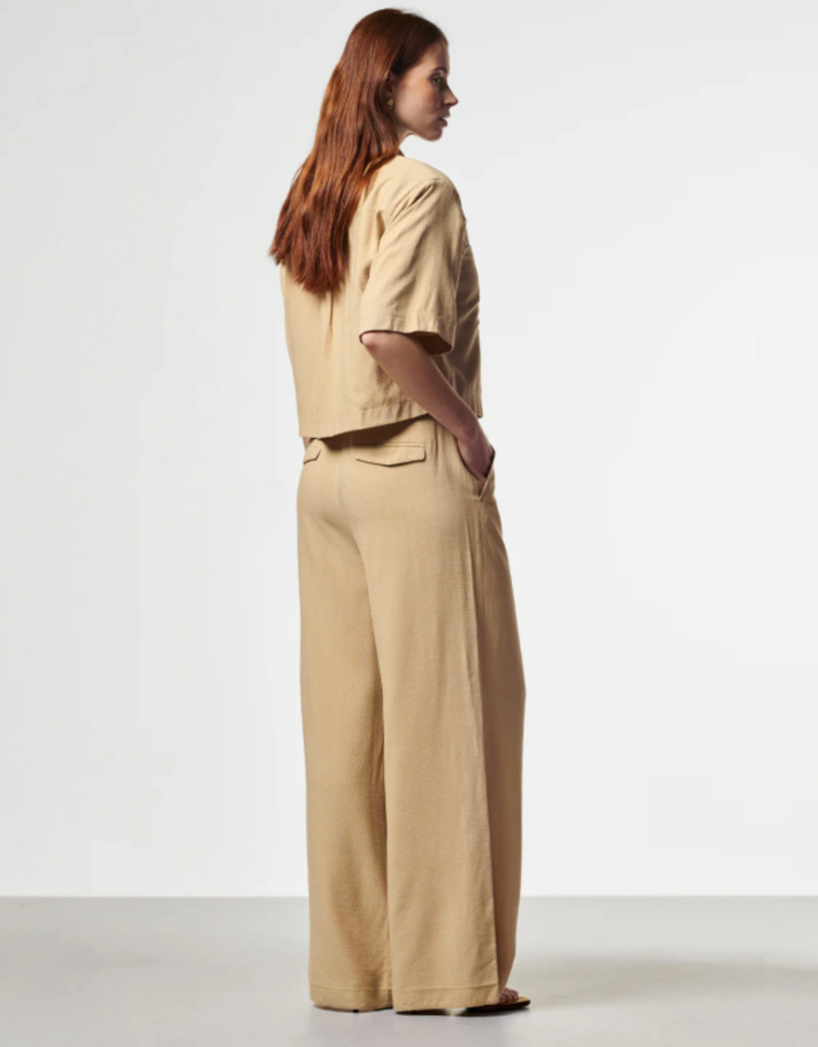 Aaiko Lotty Trousers Sand