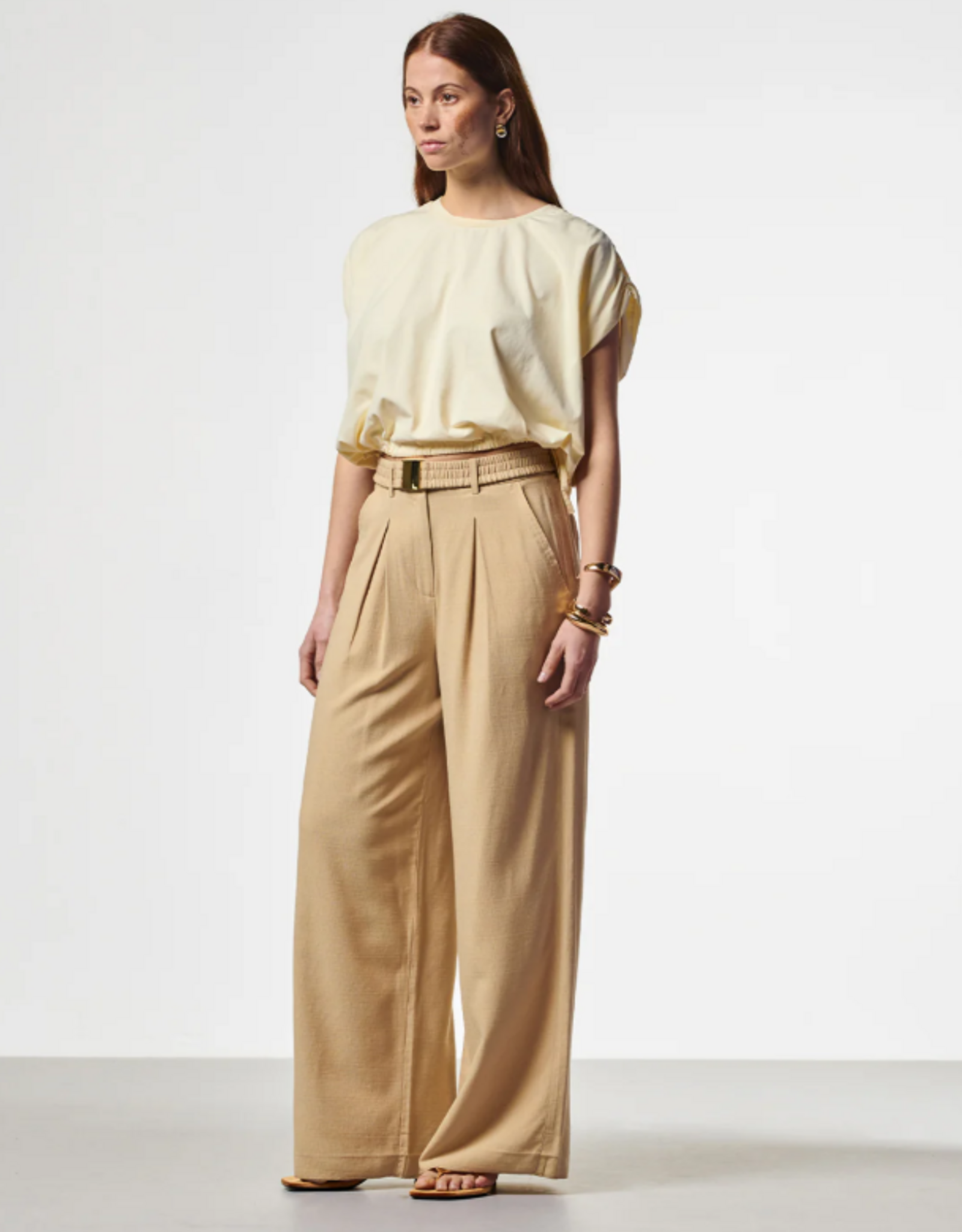 Aaiko Lotty Trousers Sand