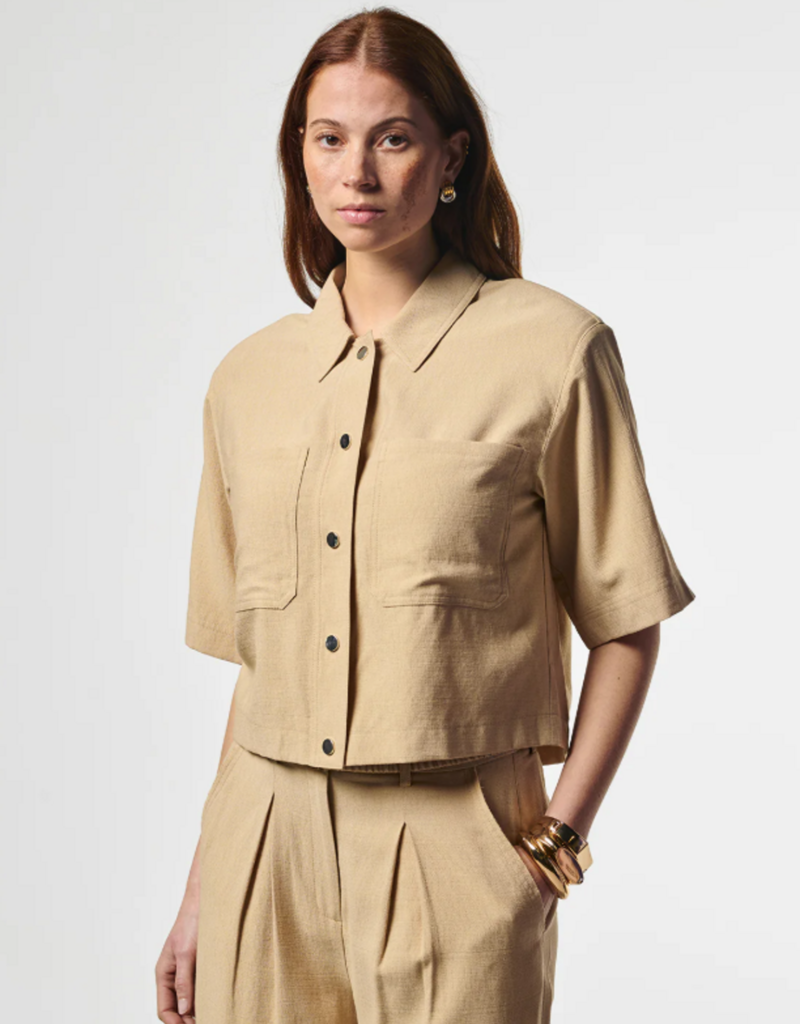 Aaiko Vanessa Blouse Sand