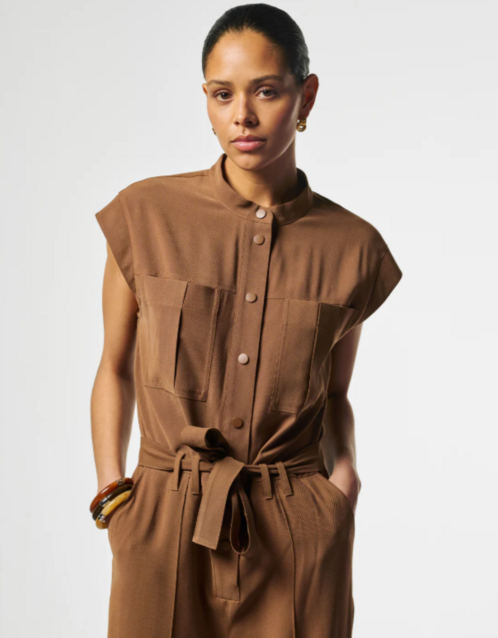 Aaiko Lisana Jumpsuit Hazelnut