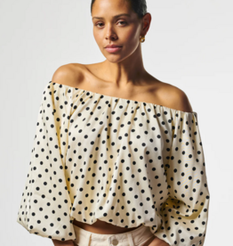 Aaiko Maddy Dot Top Les Blancs