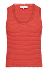 Co'Couture Lue Knit Top Flame