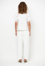 Dante 6 Jonille Lace Detail Top Milk White