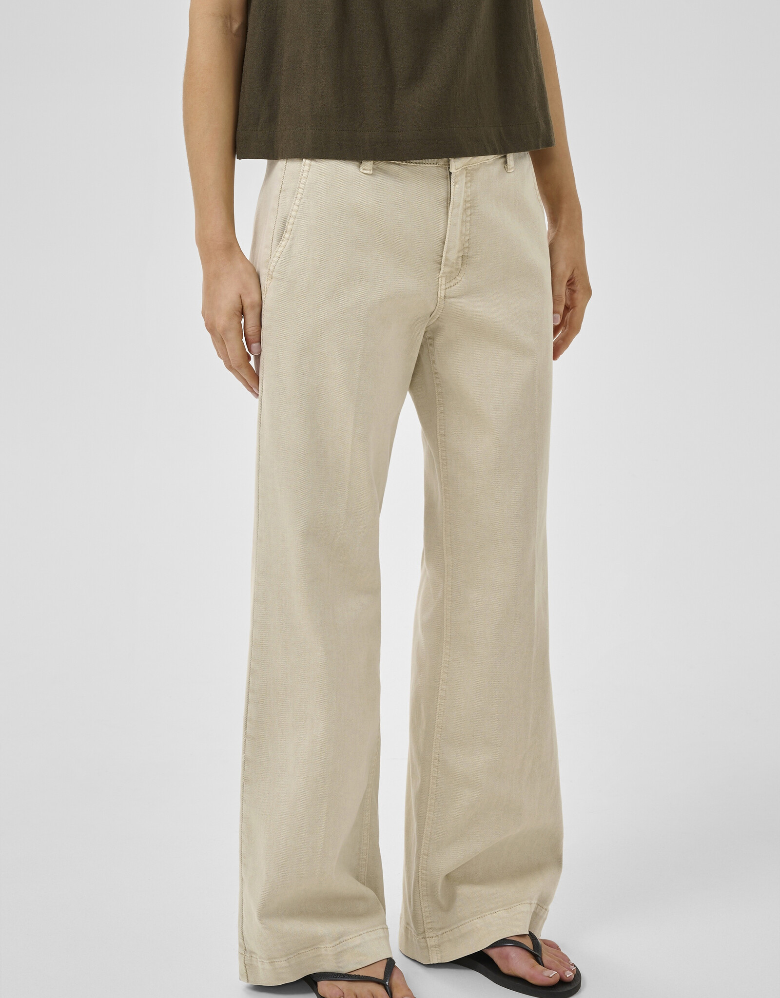 My Essential Wardrobe Lara Pant 149 Oatmeal