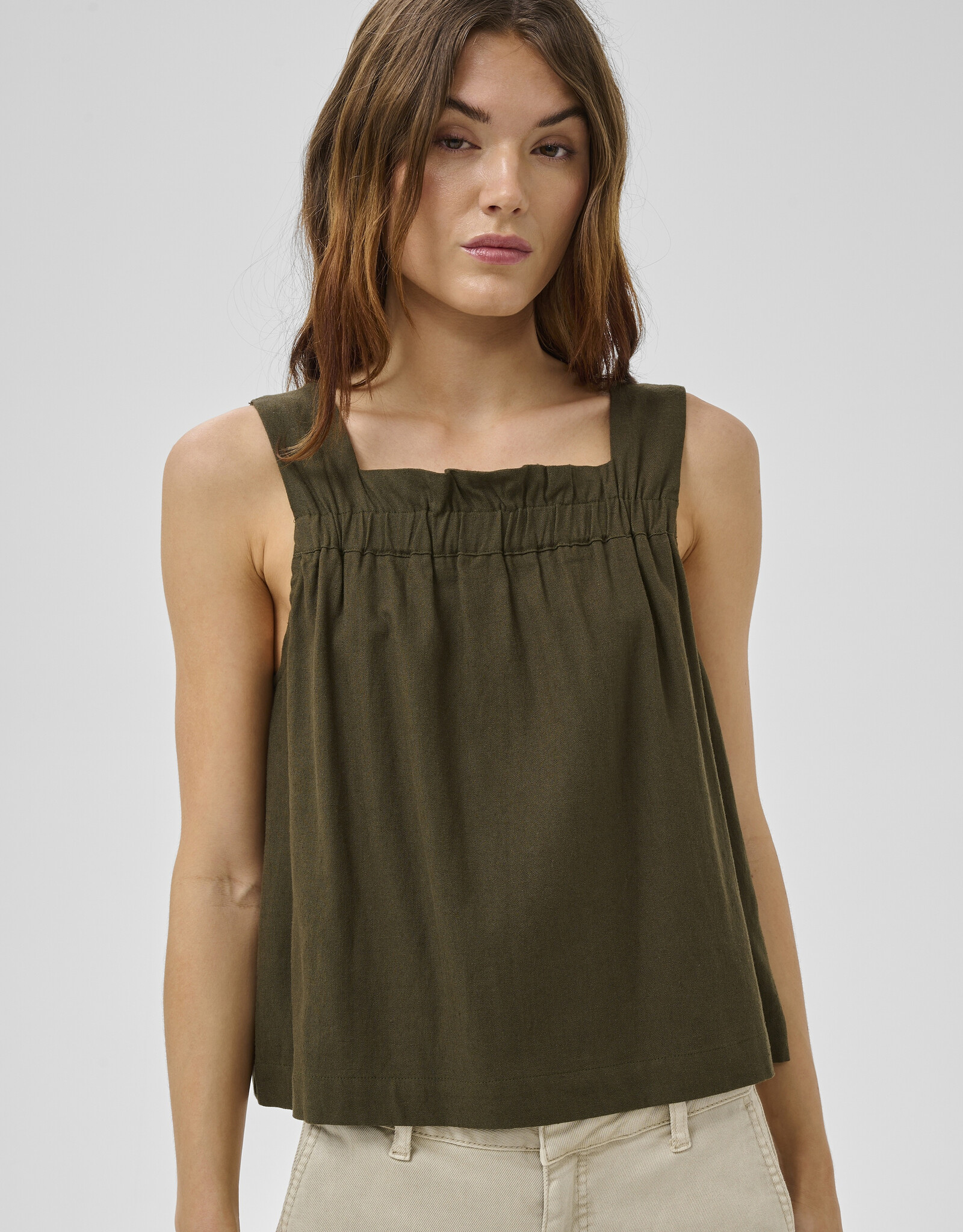 My Essential Wardrobe Dias Florence Top Forest Night