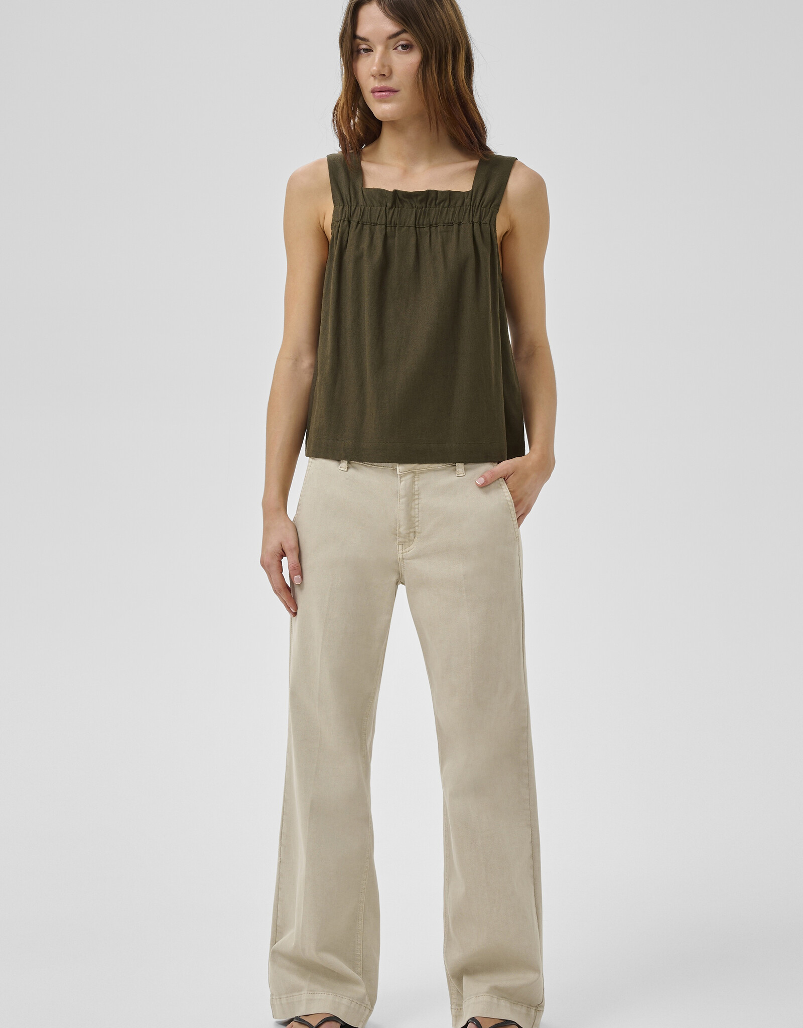 My Essential Wardrobe Dias Florence Top Forest Night