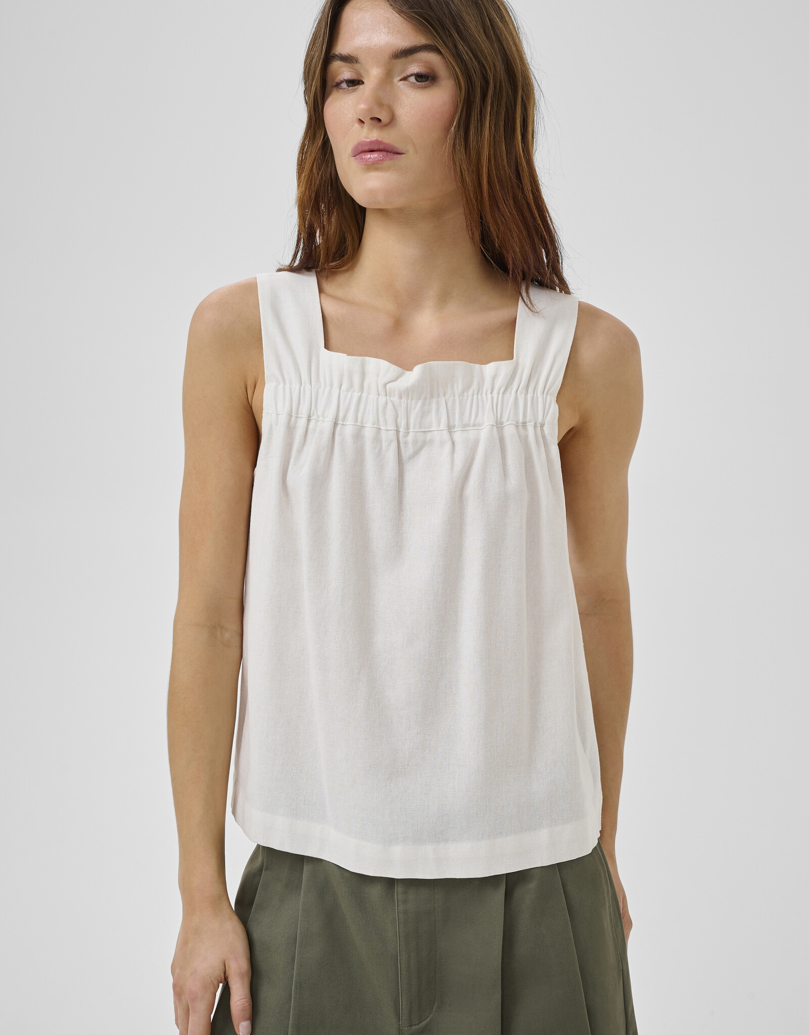 My Essential Wardrobe Dias Florence Top Bright White