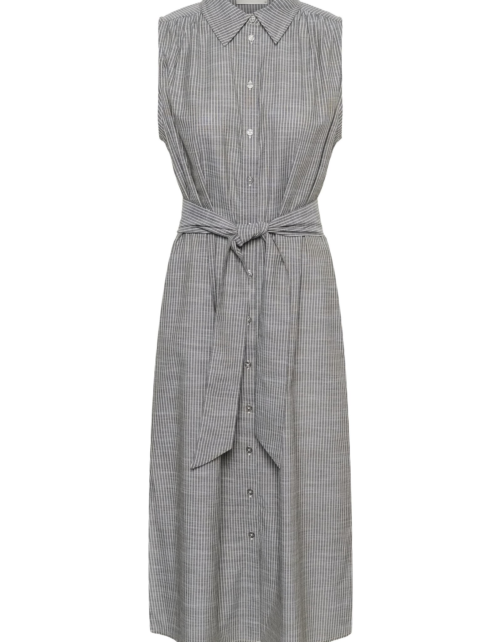 My Essential Wardrobe Skye Sunna Sleeveless Dress Forest Night Stripe