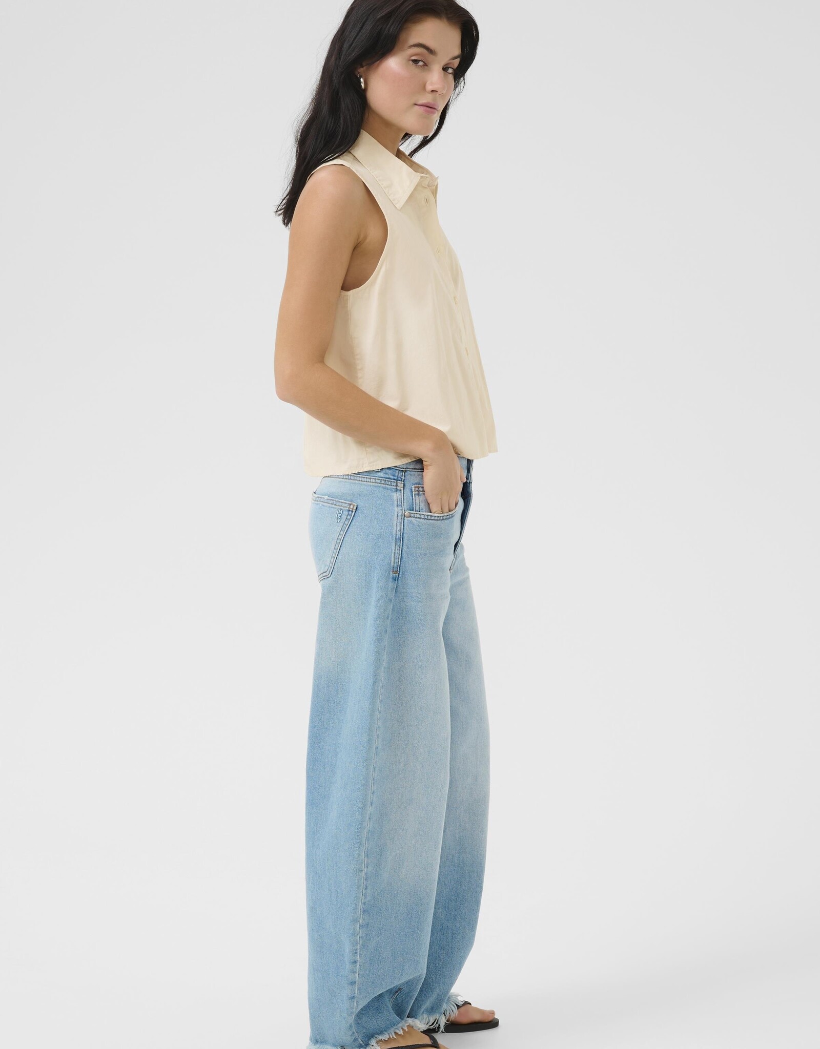 My Essential Wardrobe Lucy 139 Loose Barrel Baby Blue Wash L29