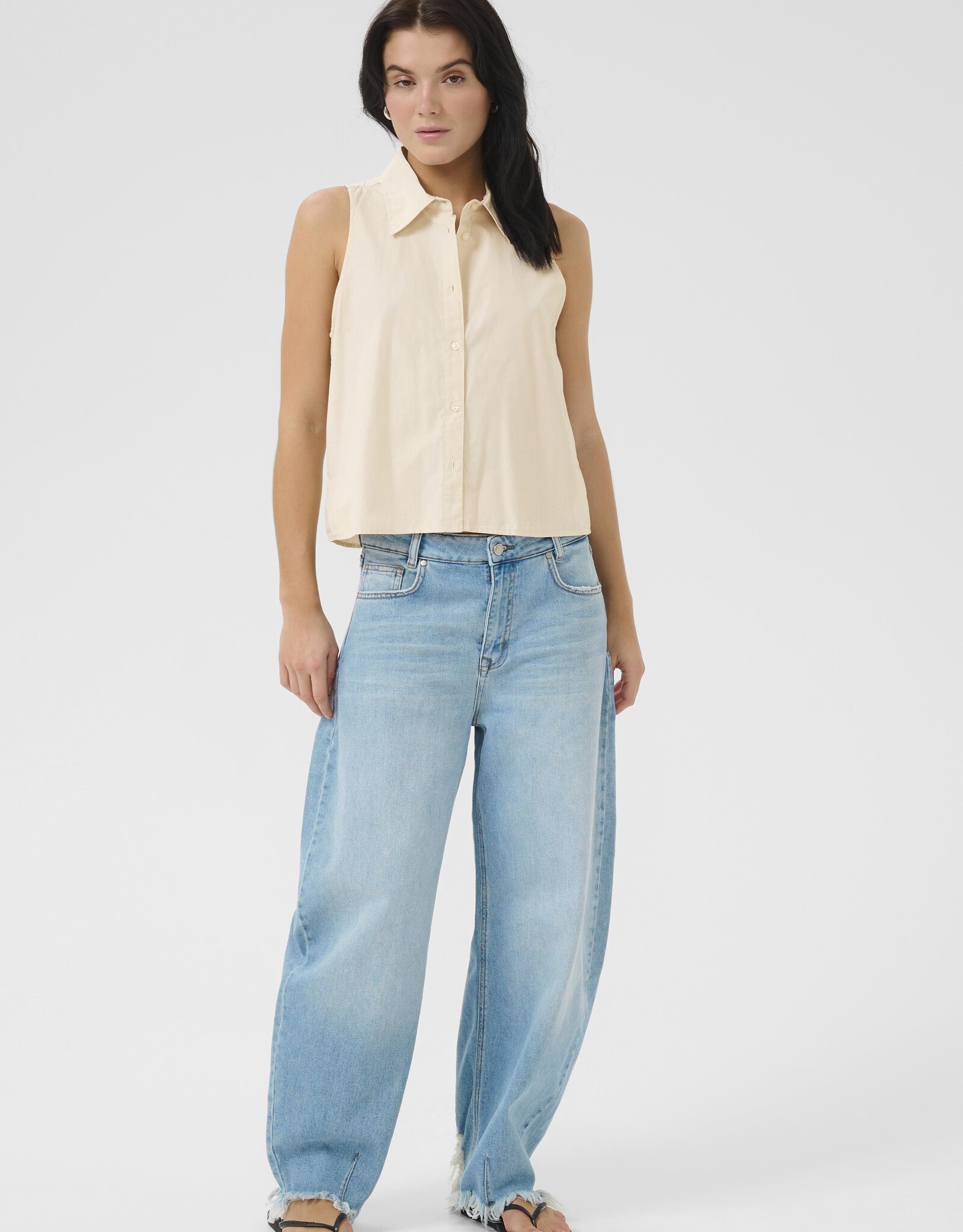 My Essential Wardrobe Lucy 139 Loose Barrel Baby Blue Wash L29