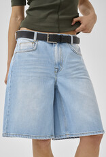 My Essential Wardrobe Zita 139 High X-Wide Shorts Baby Blue Wash