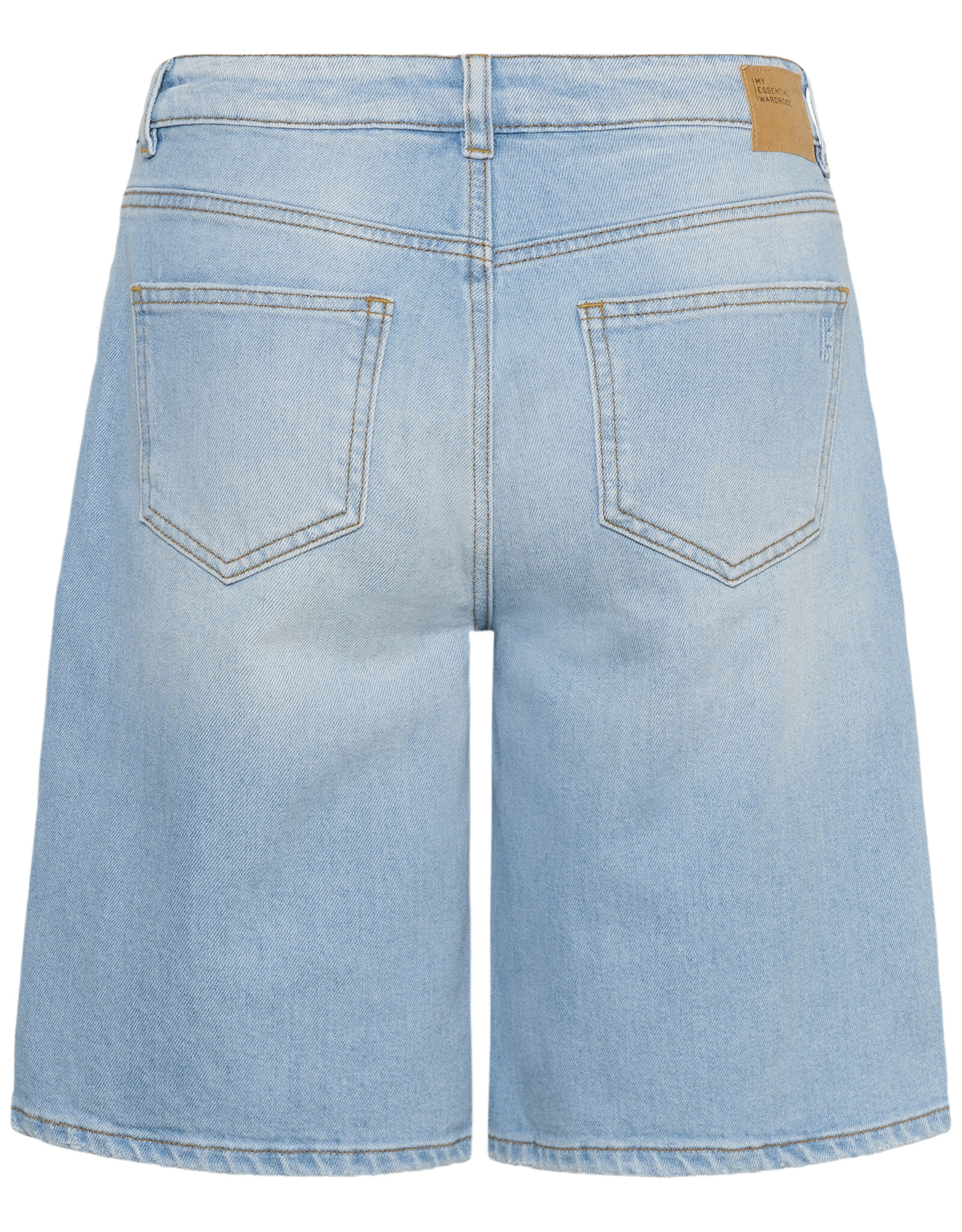 My Essential Wardrobe Zita 139 High X-Wide Shorts Baby Blue Wash