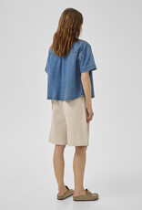 My Essential Wardrobe Linn 115 Boxy Shirt Medium Blue Wash