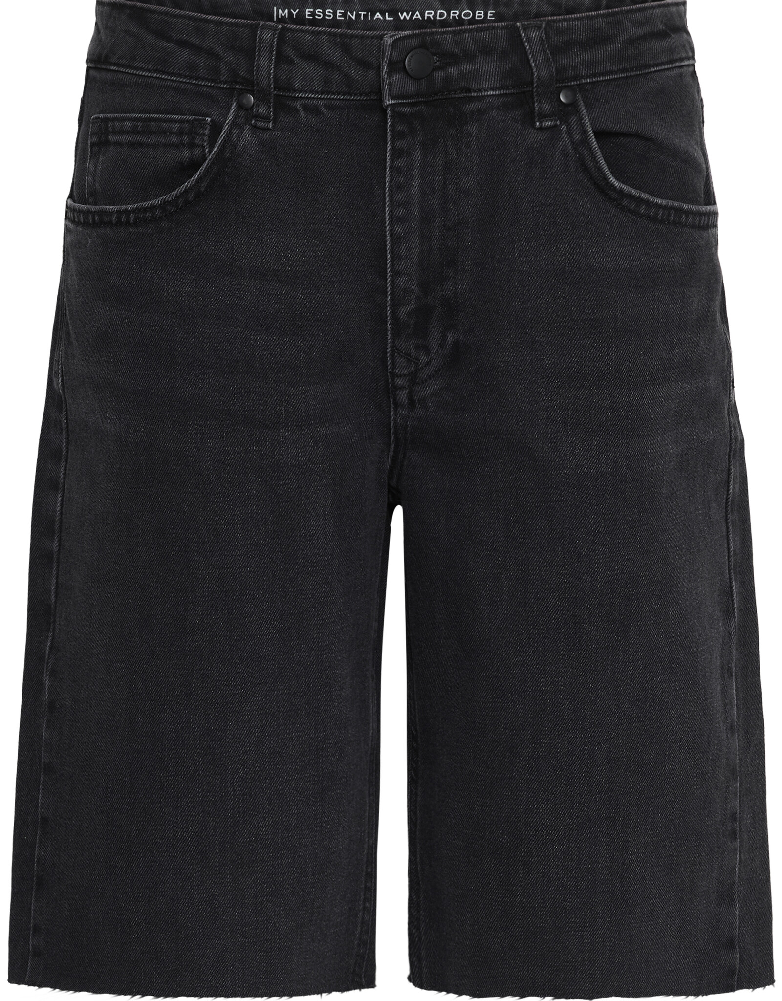 My Essential Wardrobe Louis 139 High Long Shorts Black Retro Wash