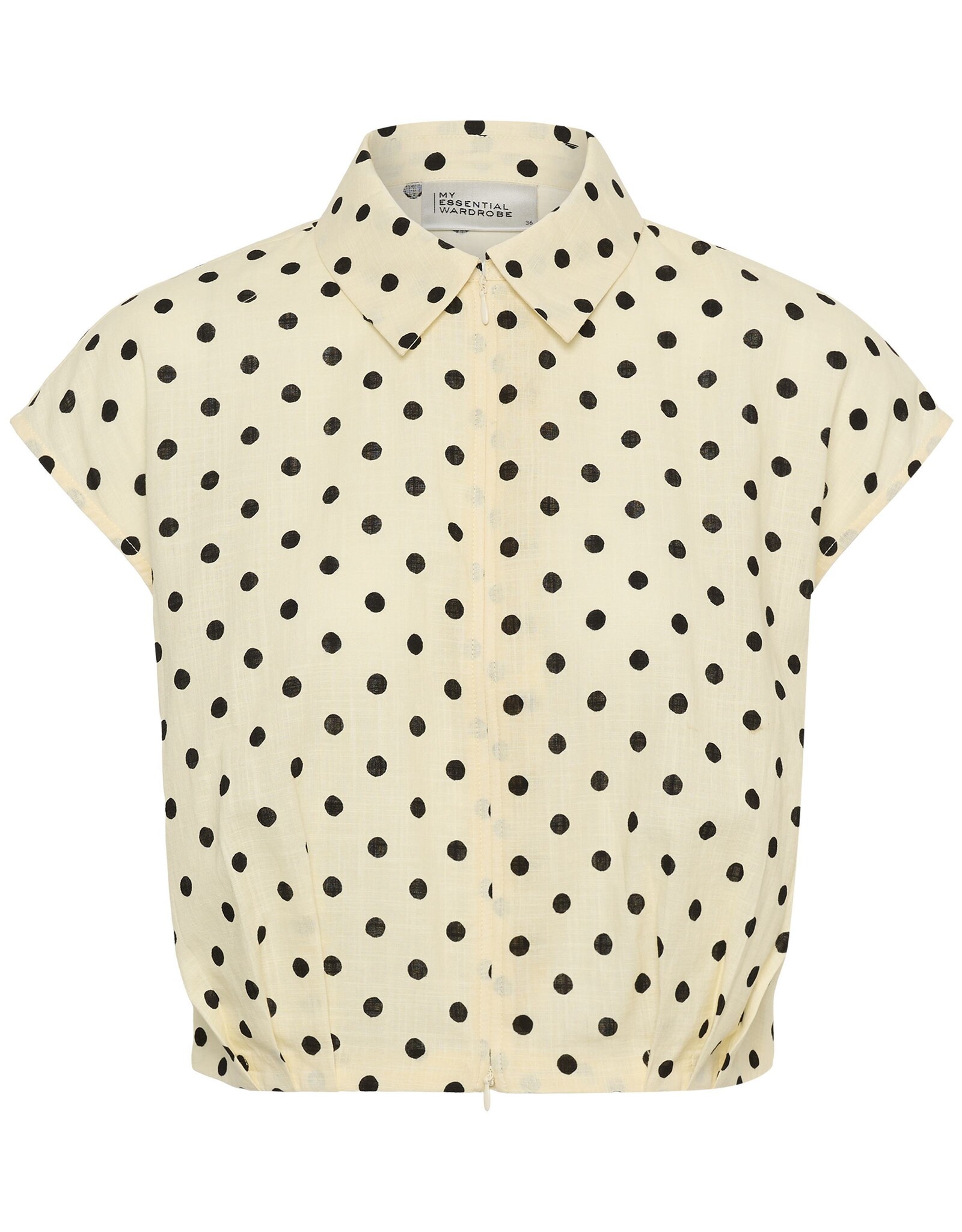 My Essential Wardrobe Nada Short Shirt Lemon Icing