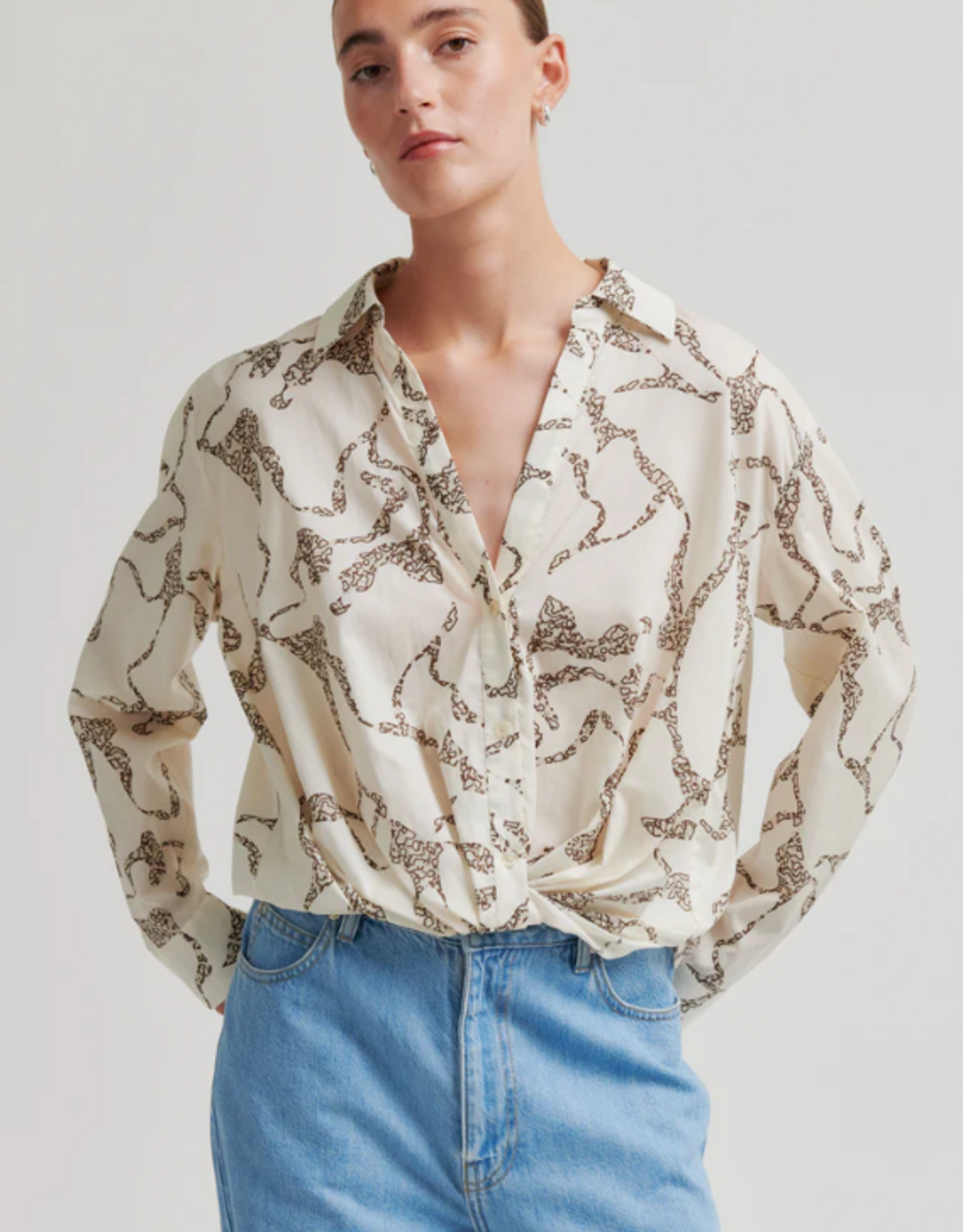 Second Female Soil Twist Shirt Eggnog