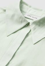 Cph Muse 207893 Molly String Effect Shirt Green Tint