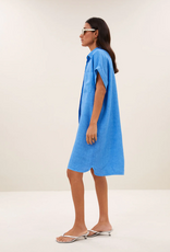By Bar Hella Linen Dress Regatta Blue