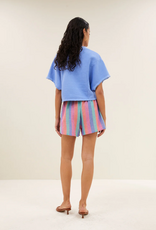 By Bar Isa Rainbow Stripe Shorts
