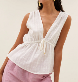 By Bar Meryl Dobby Top Cloud White