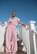 By Bar Pixie Linen Blouse Dusty Pink