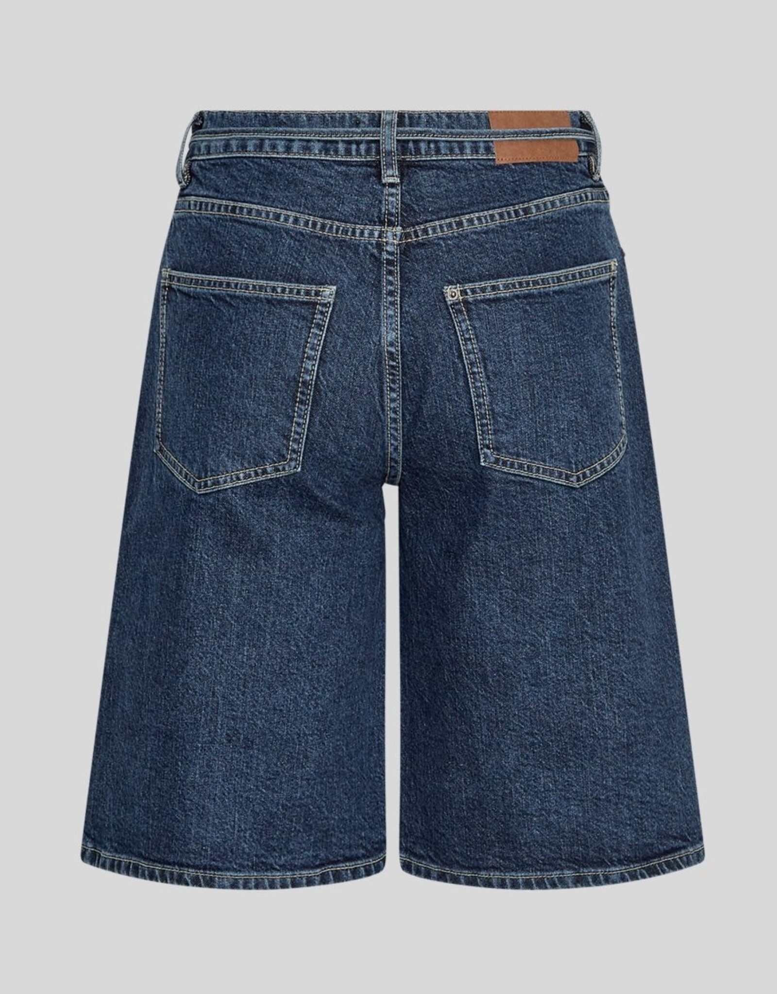 Moss Copenhagen Elide Ada Denim Shorts Dark Blue Wash