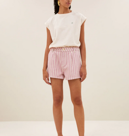 By Bar June Stripe Shorts Pink