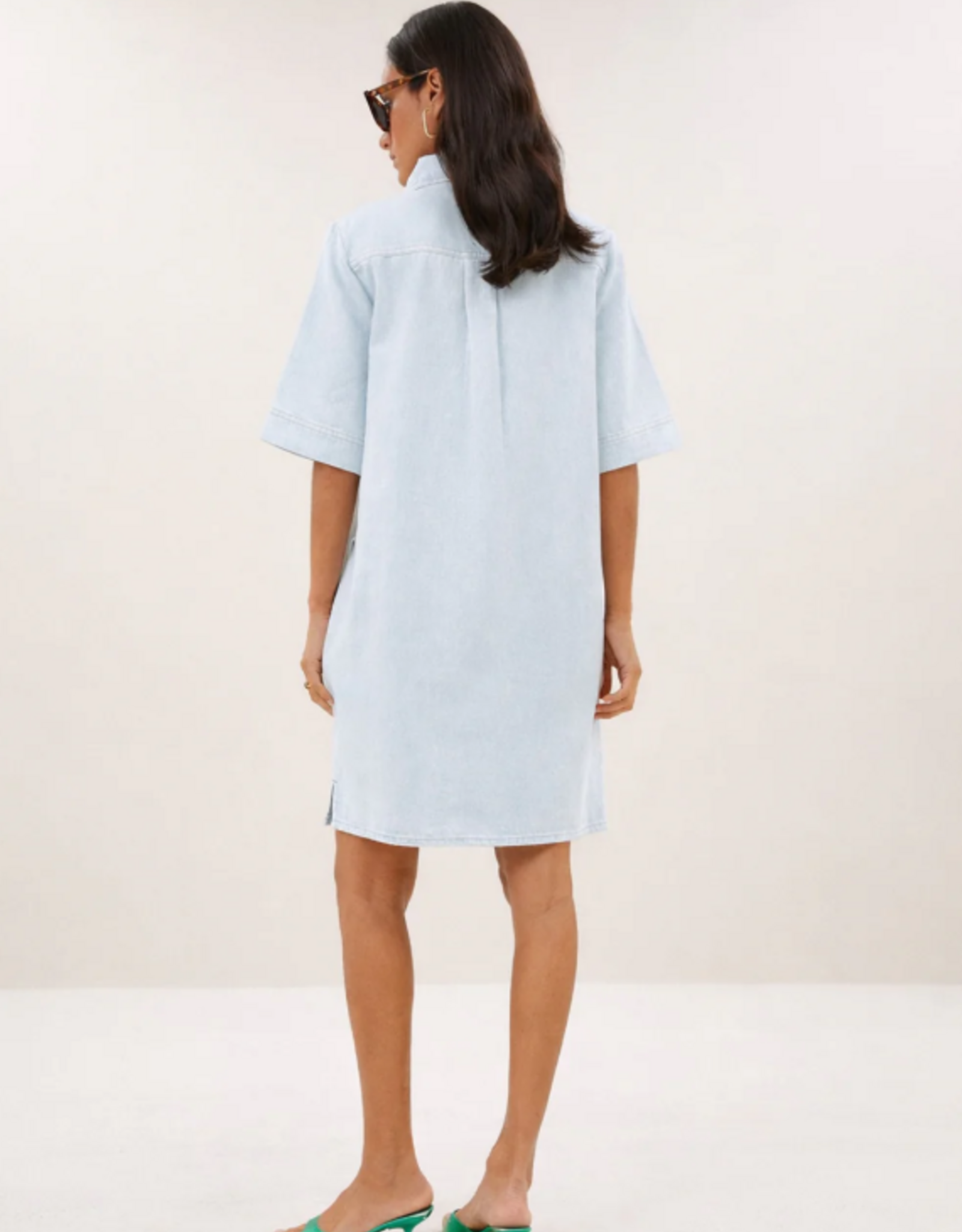 By Bar Philipe Bleached Denim Dress