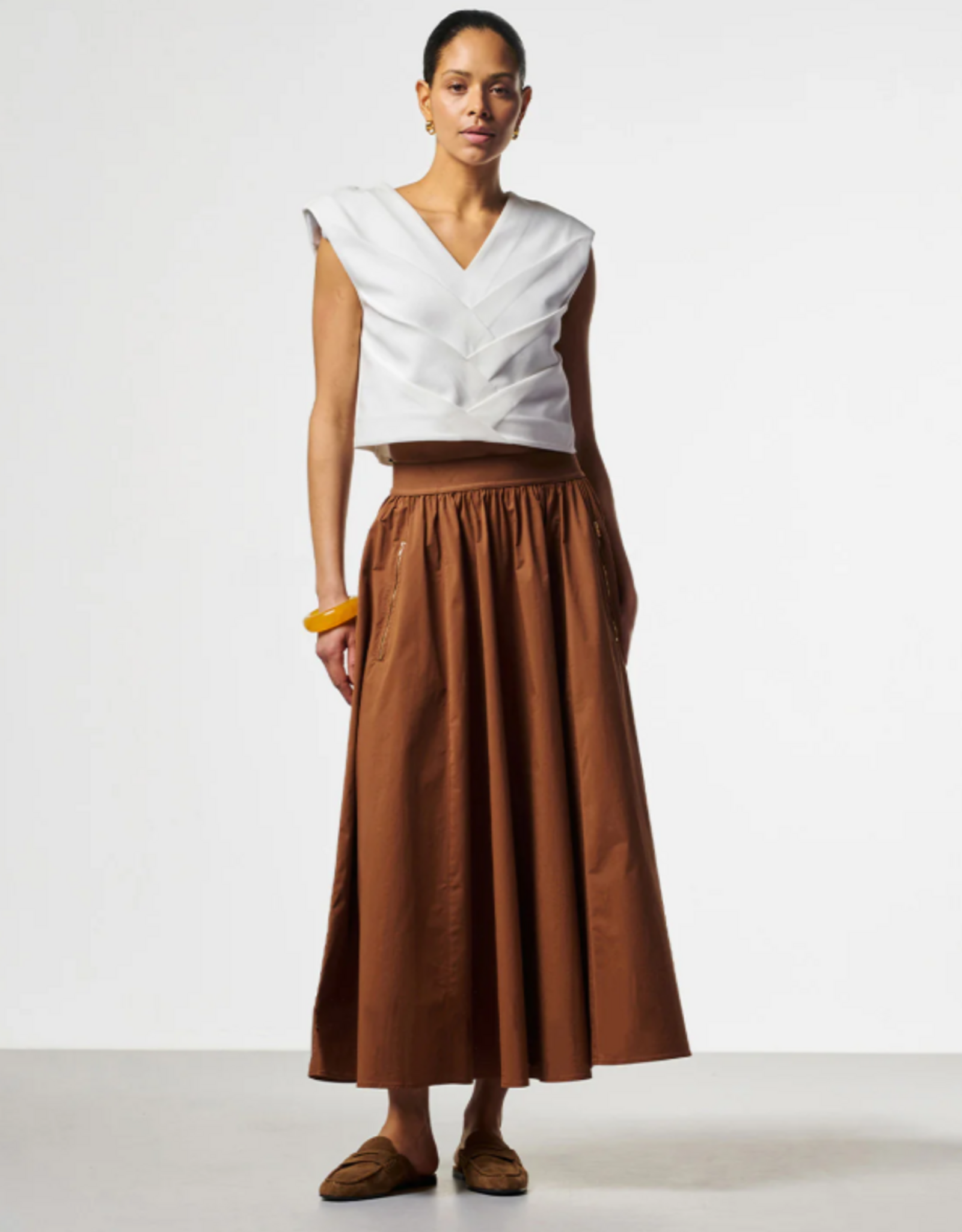 Aaiko Rixt Skirt Hazelnut