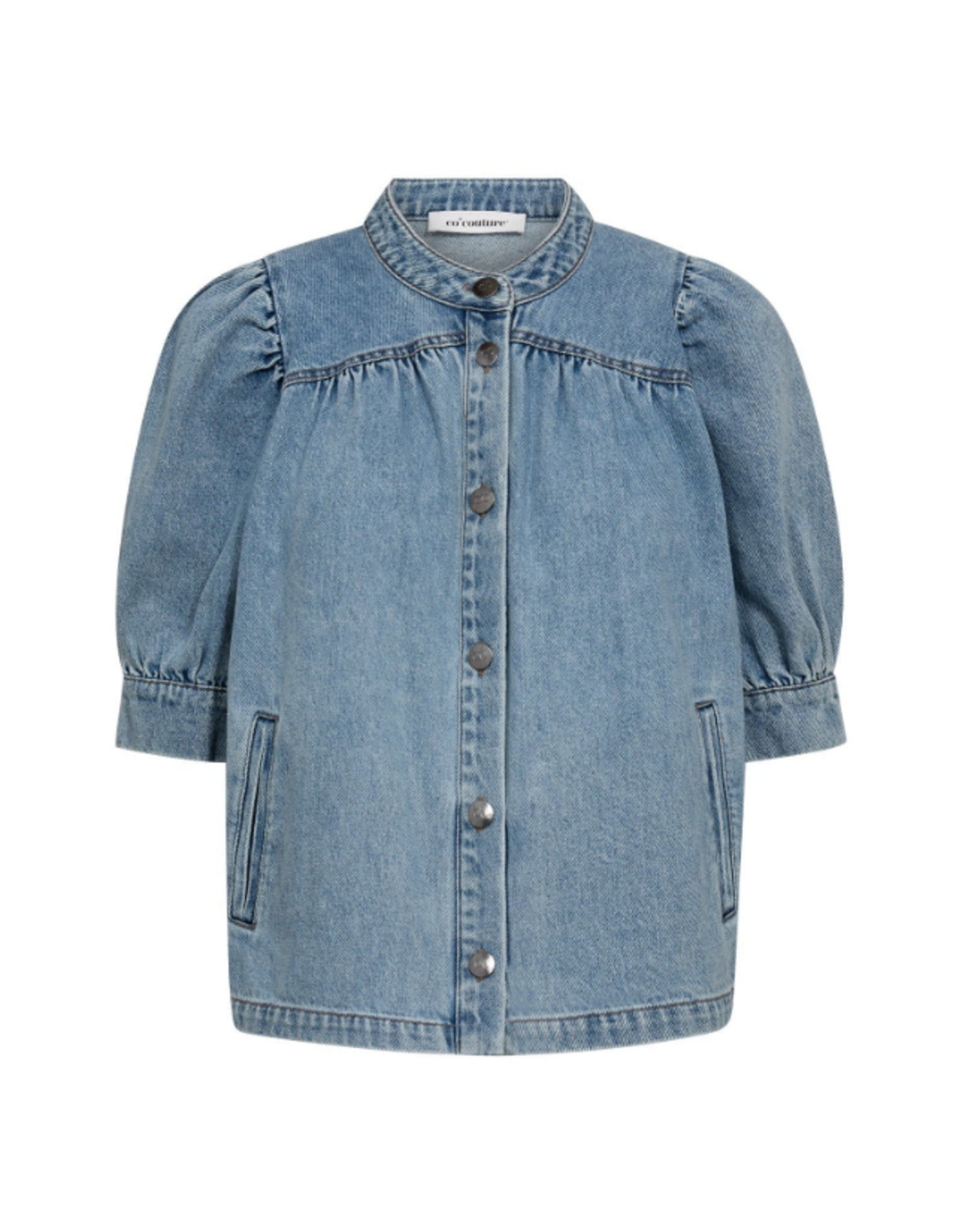 Co'Couture Asja Denim Blouse Blue