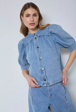 Co'Couture Asja Denim Blouse Blue