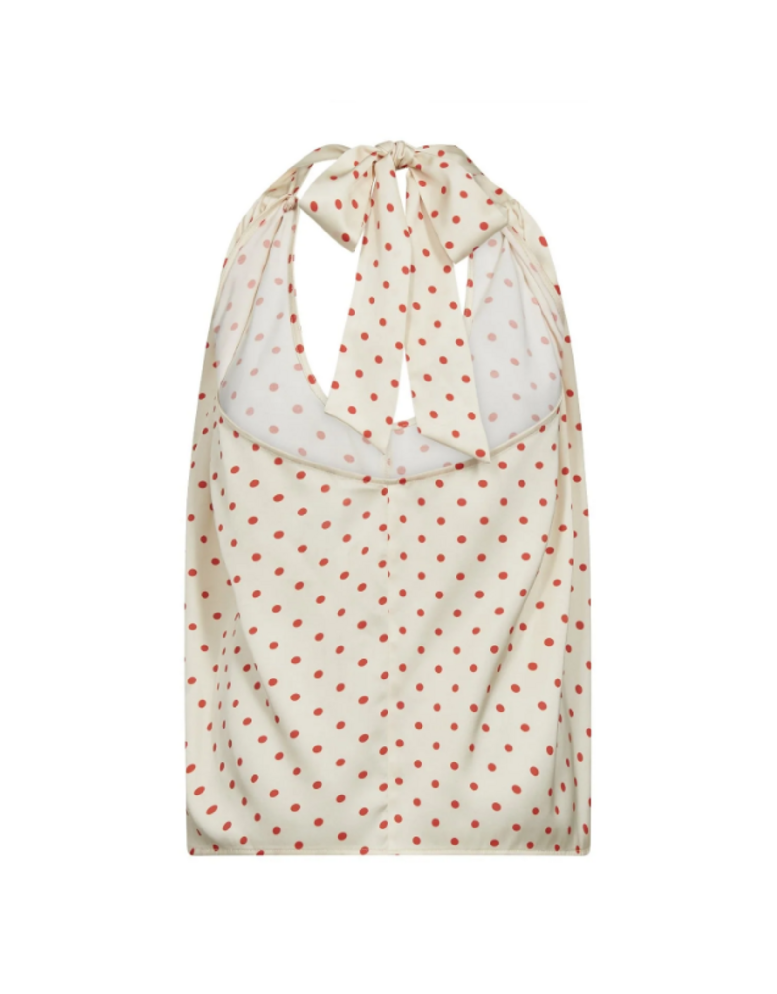 Co'Couture Cambria Dot Top Off White