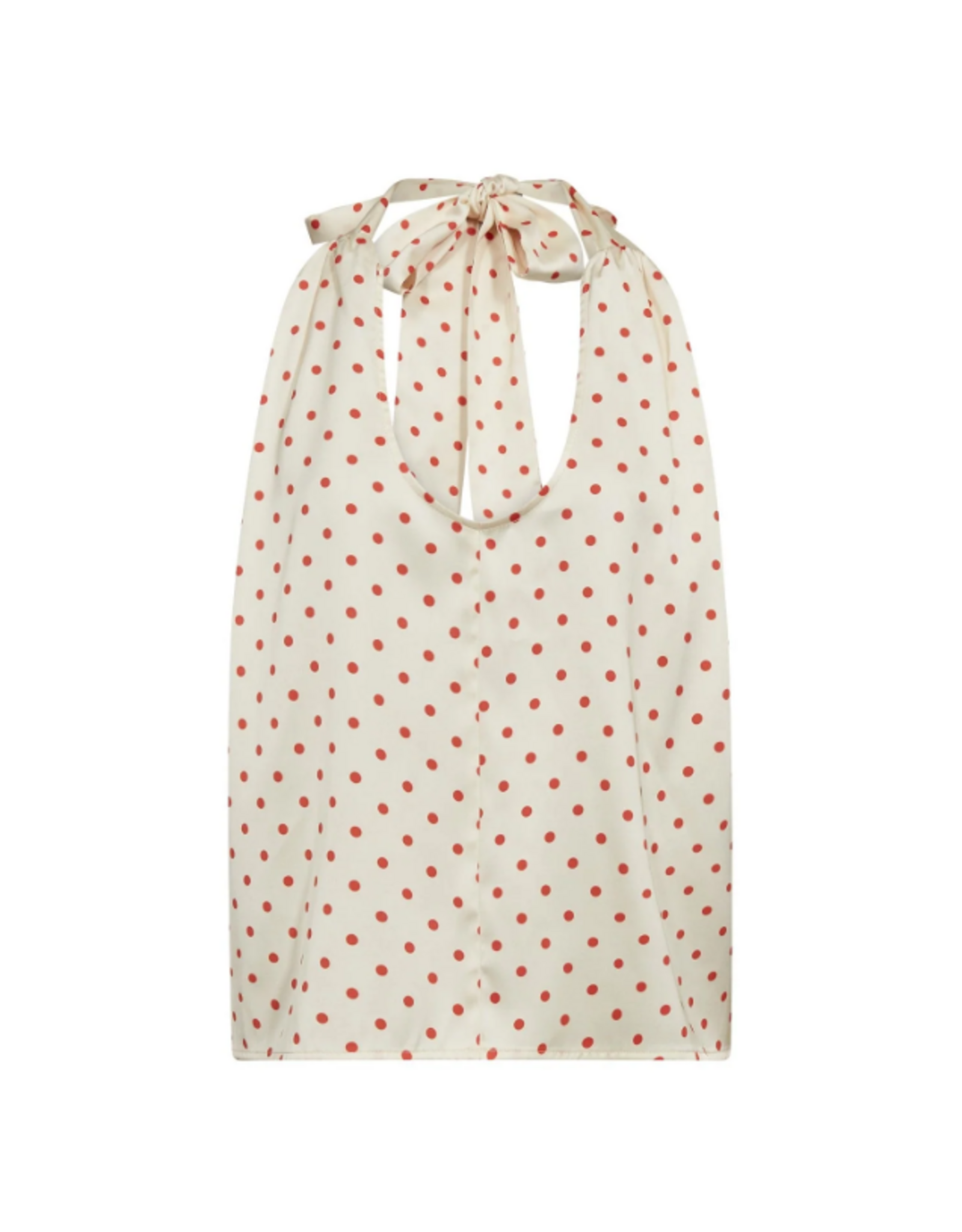 Co'Couture Cambria Dot Top Off White