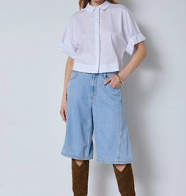 Co'Couture Sharon Bermuda Fade Denim