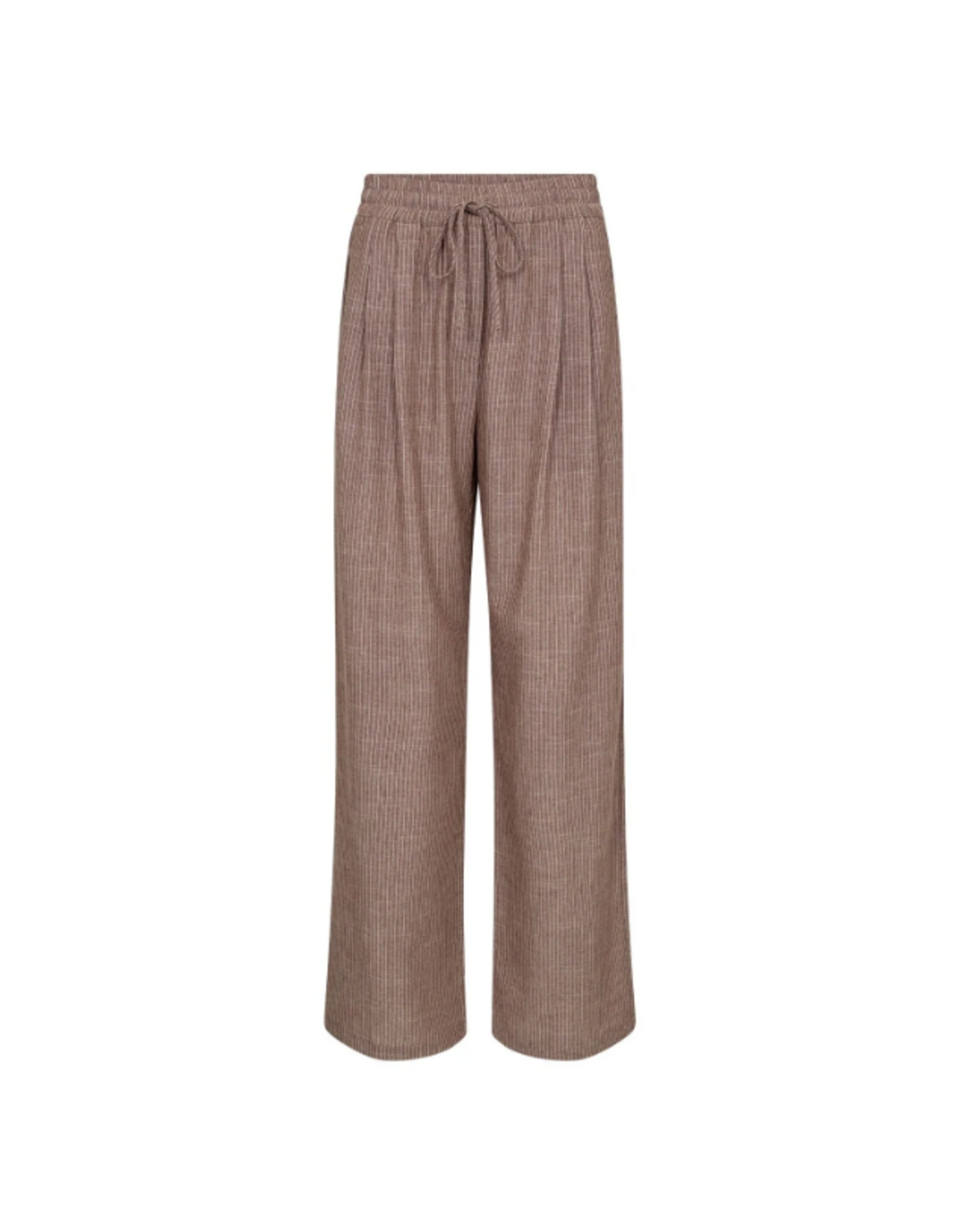 Co'Couture Jiho Stripe LL Pant Brown