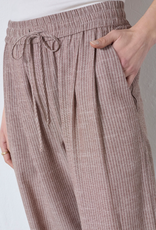 Co'Couture Jiho Stripe LL Pant Brown