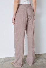 Co'Couture Jiho Stripe LL Pant Brown