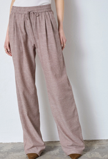 Co'Couture Jiho Stripe LL Pant Brown